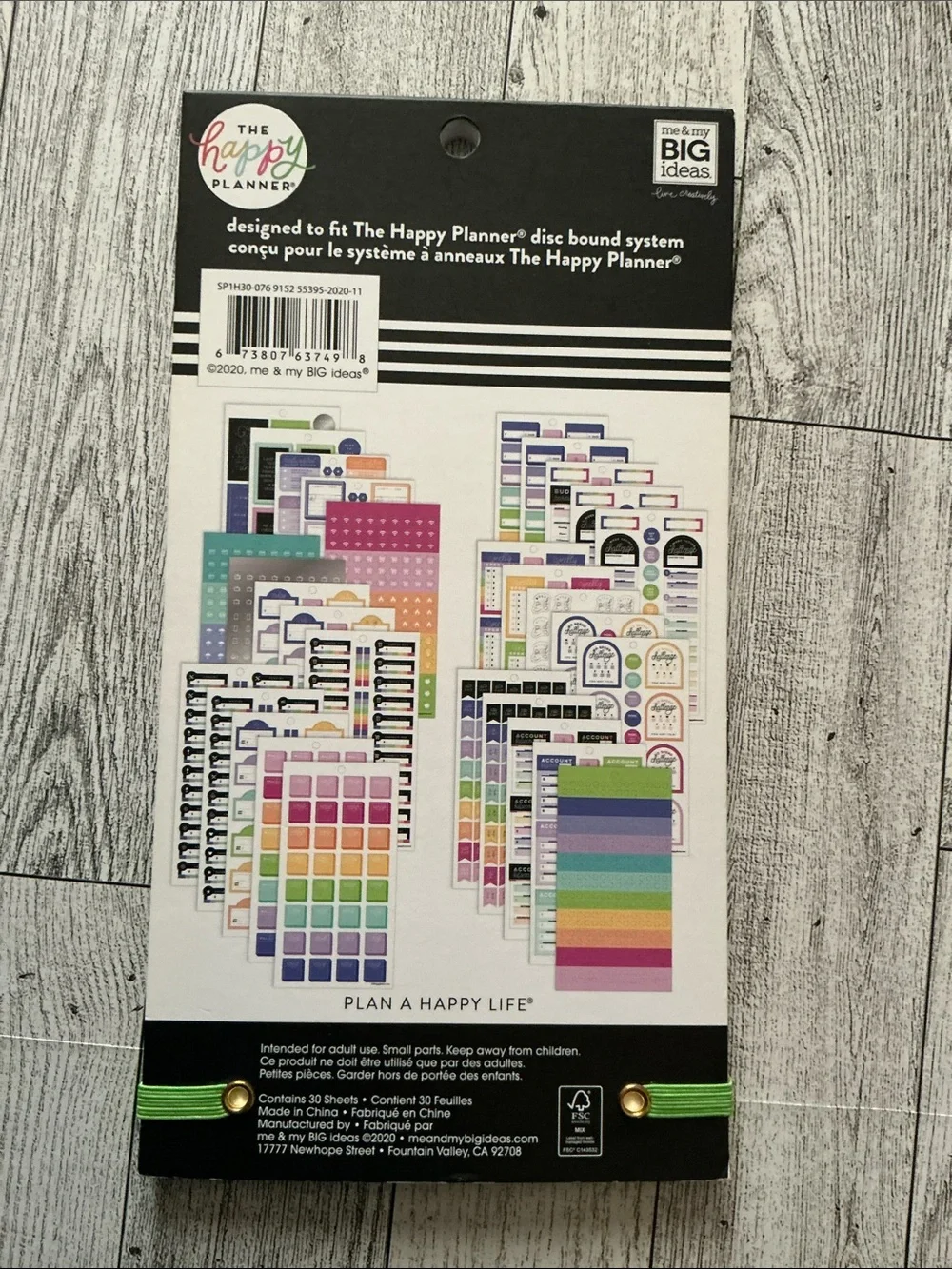 The Happy Planner Sticker Bundle - Pink, Green, Teal, Purple